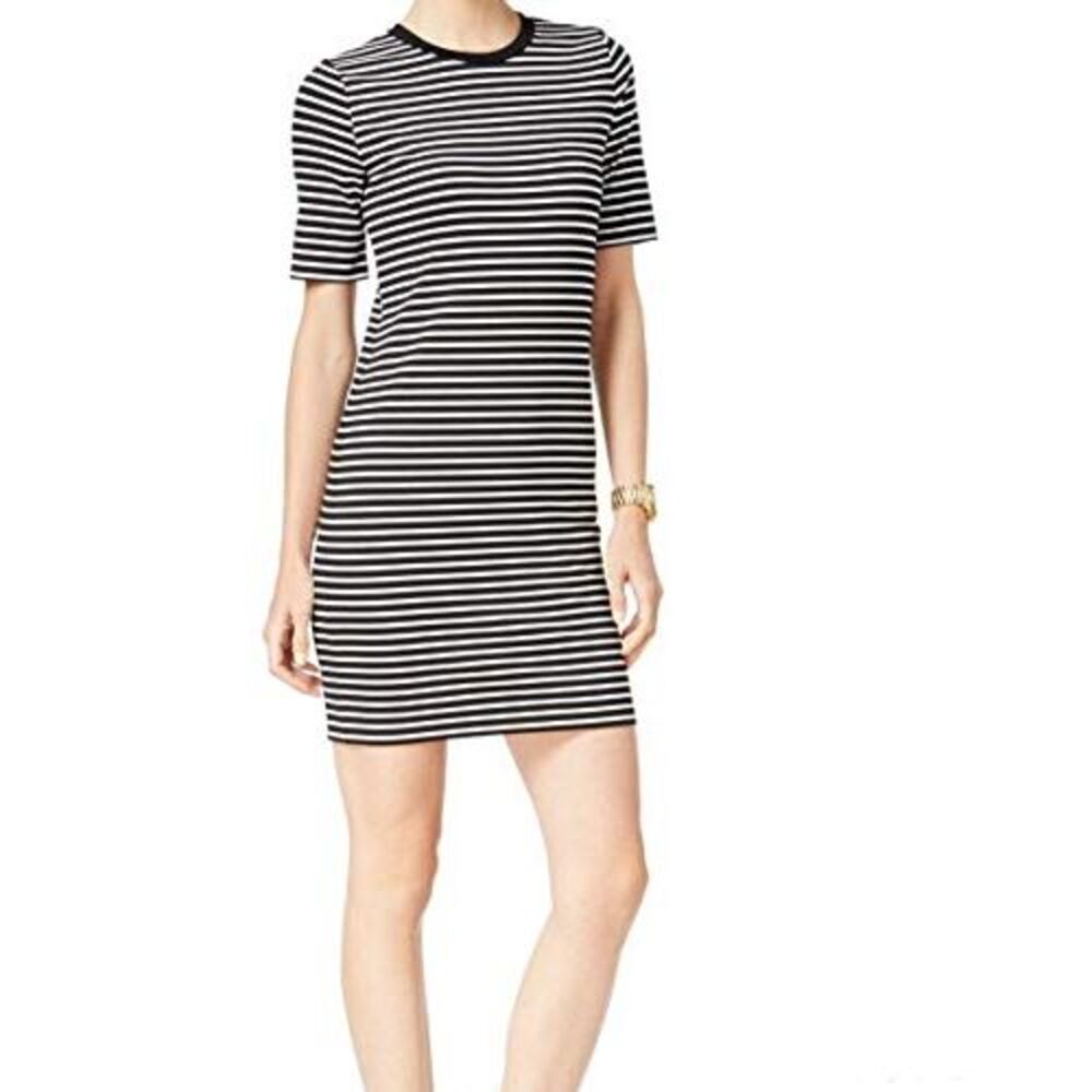 Michael Michael Kors Striped T-Shirt Dress